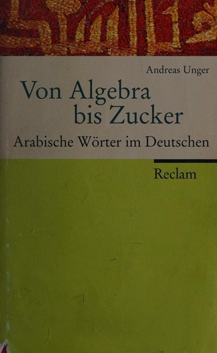 Cover for Von Algebra bis Zucker