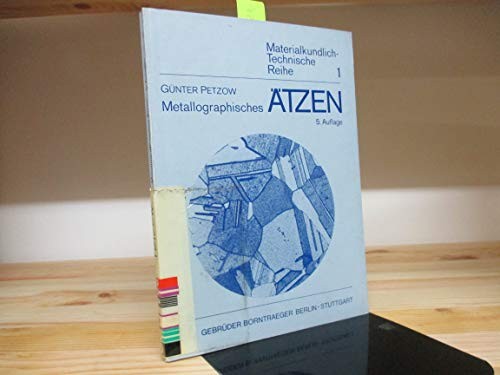 Cover for Metallographisches Ätzen