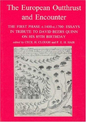 Cover for The European outthrust and encounter
