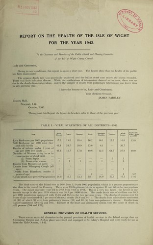 Cover for [Report 1942]