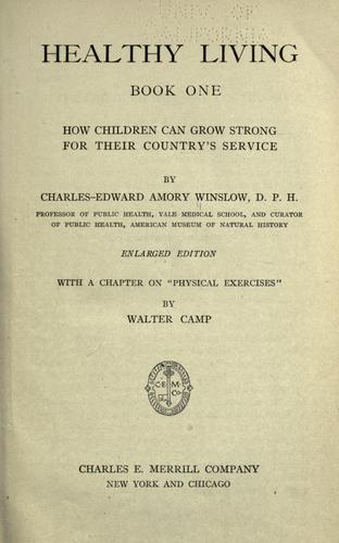 Cover for Healthy living