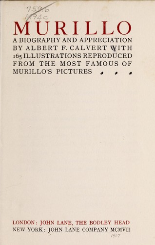 Cover for Murillo