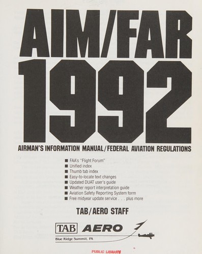 Cover for Aim/Far, 1992