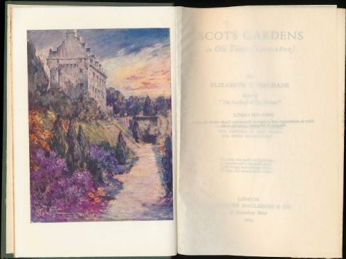 Cover for Scots gardens in old times (1200-1800)