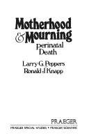Cover for Motherhood & mourning