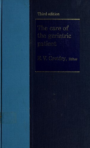 Cover for The care of the geriatric patient