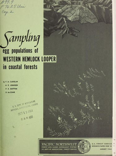 Cover for Sampling egg populations of western hemlock looper in coastal forests