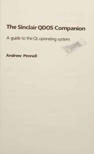 Cover for The Sinclair QDOS companion