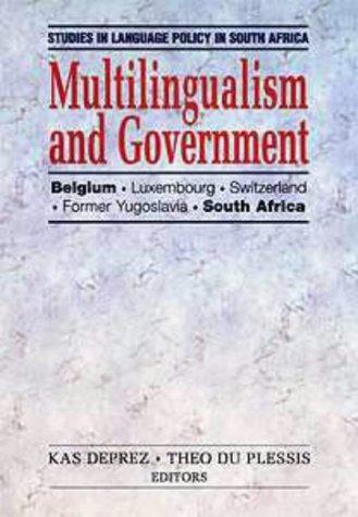Cover for Multilingualism and Government