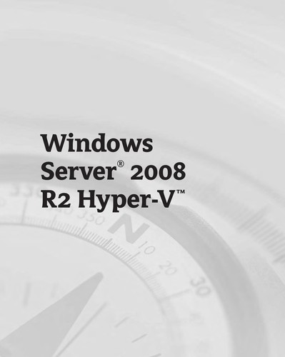 Cover for Windows server 2008 R2 Hyper-V