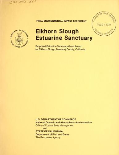 Cover for Elkhorn Slough Estuarine Sanctuary