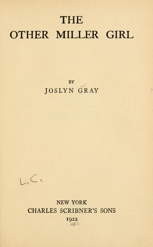 Cover for Other Miller girl