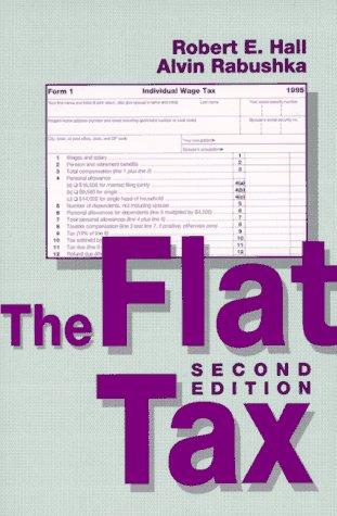 Cover for Flat Tax (Hoover Institution Press Publication)