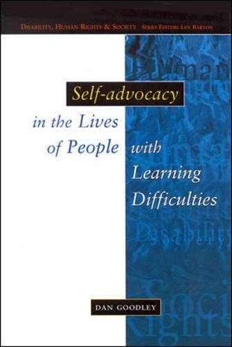 Cover for Self-advocacy in the lives of people with learning difficulties