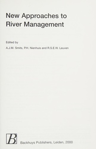 Cover for New approaches to river management