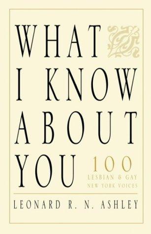 Cover for What I Know About You