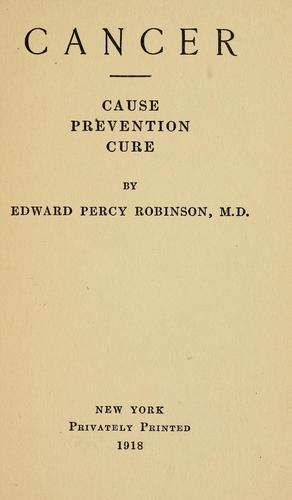 Cover for Cancer