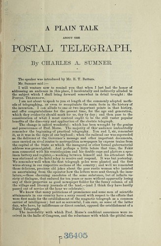 Cover for The postal telegraph.