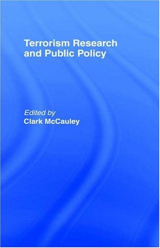 Cover for Terrorism research and public policy