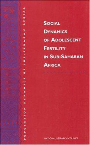 Cover for Social dynamics of adolescent fertility in Sub-Saharan Africa