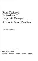 Cover for Fromtechnical professional to corporate manager