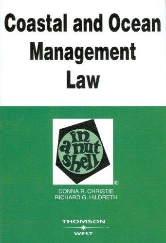 Cover for Coastal and Ocean Management Law in a Nutshell (Nutshell Series)