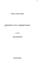 Cover for Seminario Sulla Drammaturgia Ferrone, Meldolesi, Marino, Martinelli, Molinari, O (Via Folios)