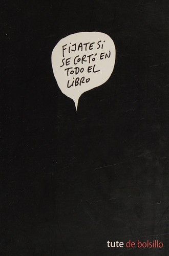 Cover for Tute de bolsillo / Tute's Pocket (Spanish Edition)