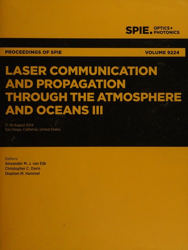 Cover for Laser Communication and Propagation Through the Atmosphere and Oceans III
