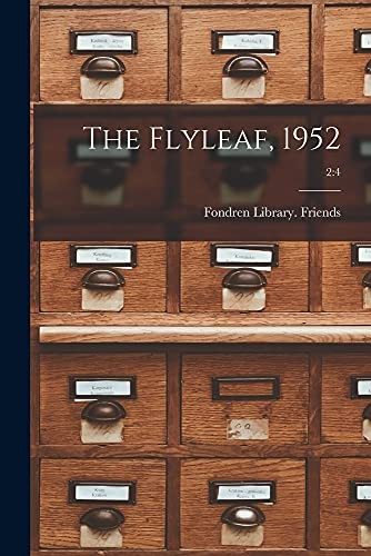Cover for The Flyleaf, 1952; 2