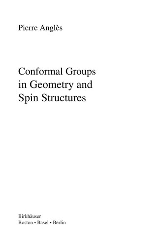 Cover for Conformal groups in geometry and spin structures