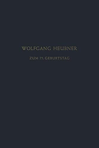 Cover for Festschrift zum 75. Geburtstag