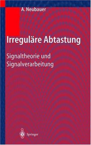 Cover for Irreguläre Abtastung 