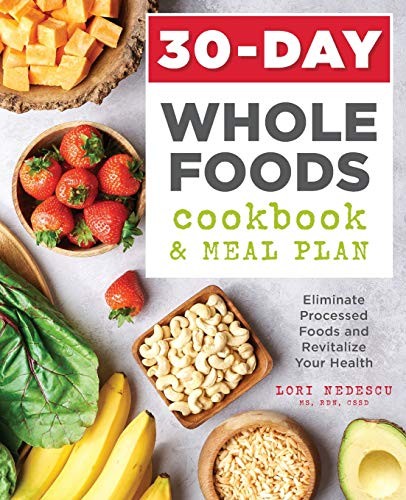Cover for 30-Day Whole Foods Cookbook and Meal Plan