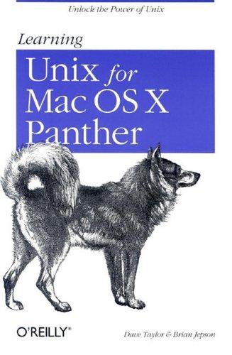 Cover for Learning UNIX for Mac OS X Panther