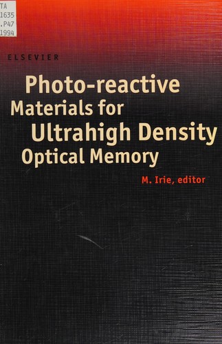 Cover for Photo-reactive materials for ultrahigh density optical memory