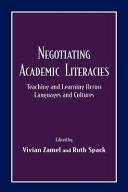 Cover for Negotiating Academic Literacies