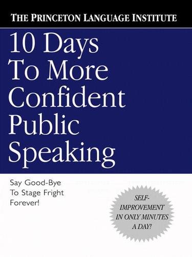 Cover for 10 Days to More Confident Public Speaking