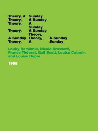 Cover for Theory, a Sunday