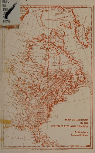 Cover for Map collections in the United States and Canada
