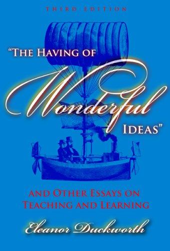 Cover for The Having of Wonderful Ideas