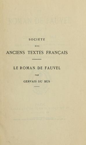 Cover for Le roman de Fauvel