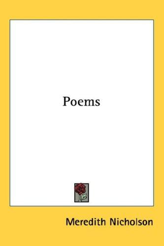 Cover for Poems