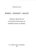 Cover for Wissen, Freiheit, Macht