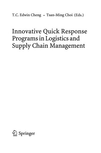 Cover for Innovative quick response programs in logistics and supply chain management