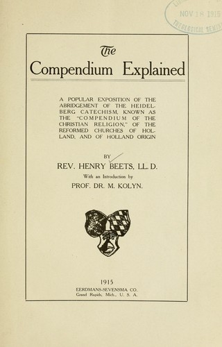 Cover for The compendium explained