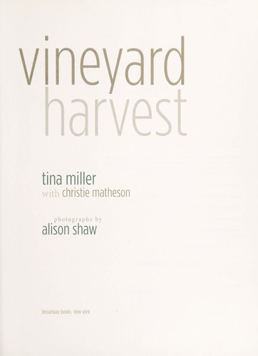 Cover for Vineyard harvest