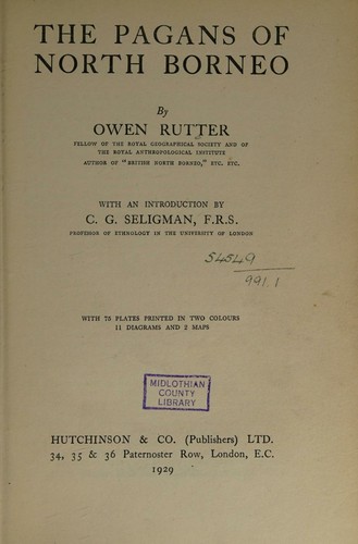 Cover for The Pagans of North Borneo