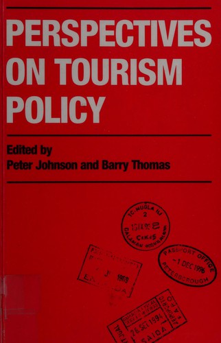 Cover for Perspectives on tourism policy