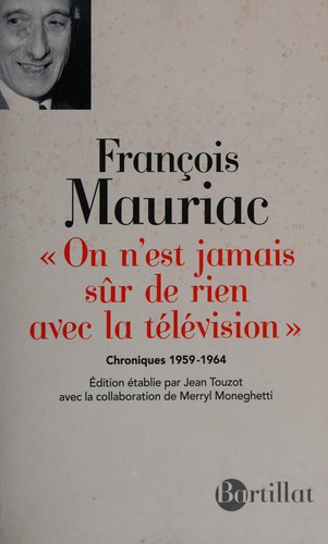 Cover for On n'est jamais sûr de rien avec la télévision